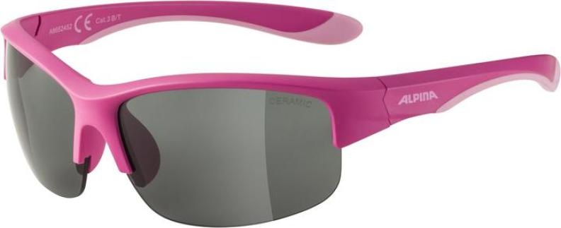 Alpina FLEXXY YOUTH HR Sonnenbrillen - Pink Matt Mirror Black