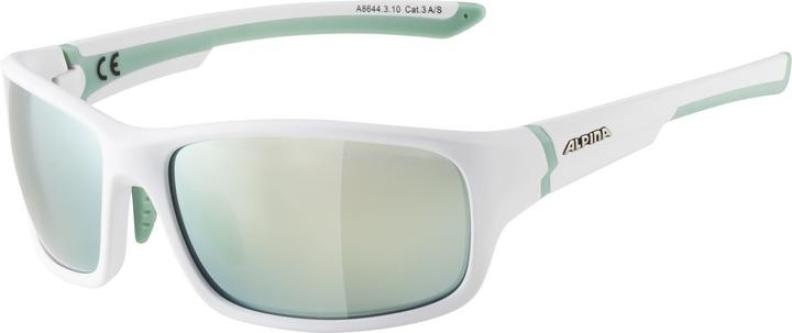 Alpina Lyron S Brille white matt-pistachio/emerald mirror 2020 Sonnenbrillen