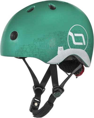 Scoot and Ride Helm reflective Helm smaragd