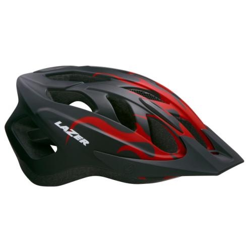 Lazer J1 Helm mit Insektenschutznetz Kinder schwarz/rot 2022 One Size | 52-56cm Kinderhelme