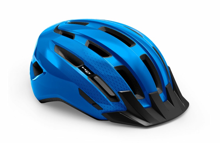 Met Velohelm Downtown - Blue, Glossy