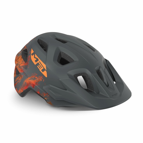 Met Velohelm Eldar - Gray Orange, Matt