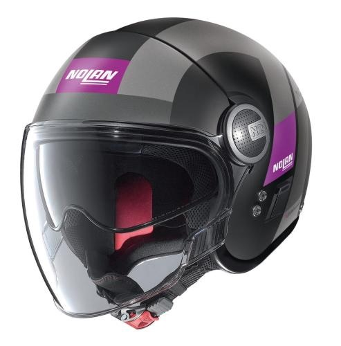 Nolan N21 Visor Spheroid #52 Jethelm - schwarz matt-violett