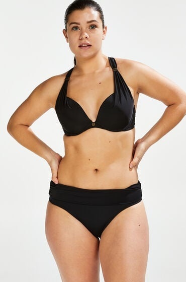 Hunkemöller Foldover Bikinislip Sunset Dream Schwarz