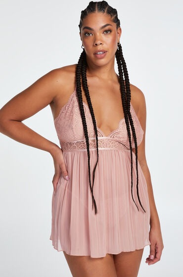 Hunkemöller Babydoll Chiffon Beige