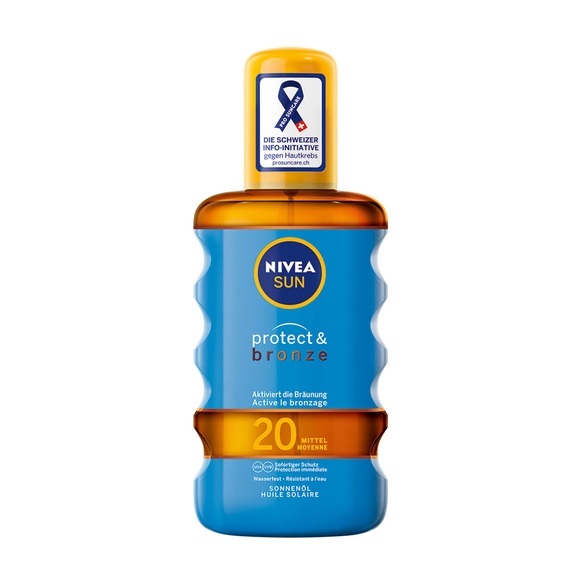 Nivea Sun Protect & Bronze Sonnenöl LSF 20 200ml