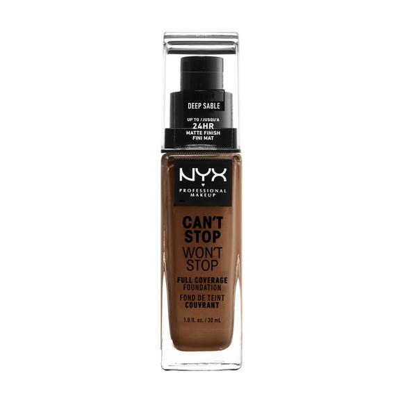 NYX Professional Makeup Nr. 18 - Deep Sable Can't Stop Won't Stop 24-Hour Foundation 30ml