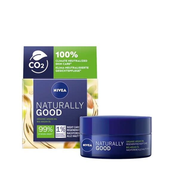 NIVEA Naturally Good Nachtcreme Bio Argan Öl (50 ml)