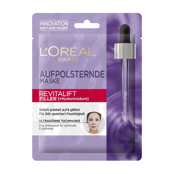 LOréal Skin Expert - Revitalift Filler Aufpolsternde Anti-Aging Tuchmaske