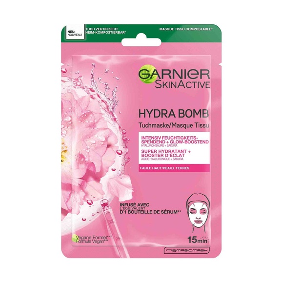Garnier Skin Active Garnier Skin Active Hydra Bomb Tuchmaske Sakura #familyCode($!item.productFamily) 28.0 g