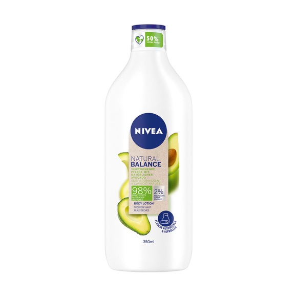 NIVEA Natural Balance Bio Avocado Damen 350ml