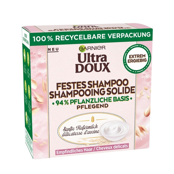 GARNIER Ultra Doux Sanfte Hafermilch Festes Shampoo Damen