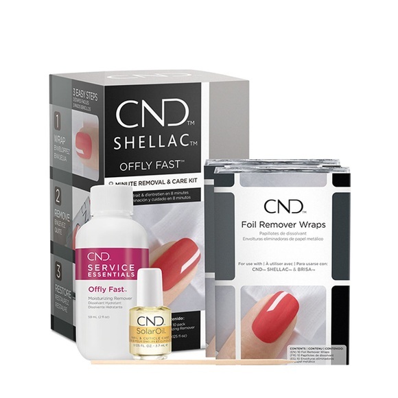 Shellac - Offly Fast 8 Minute Removal & Care Kit