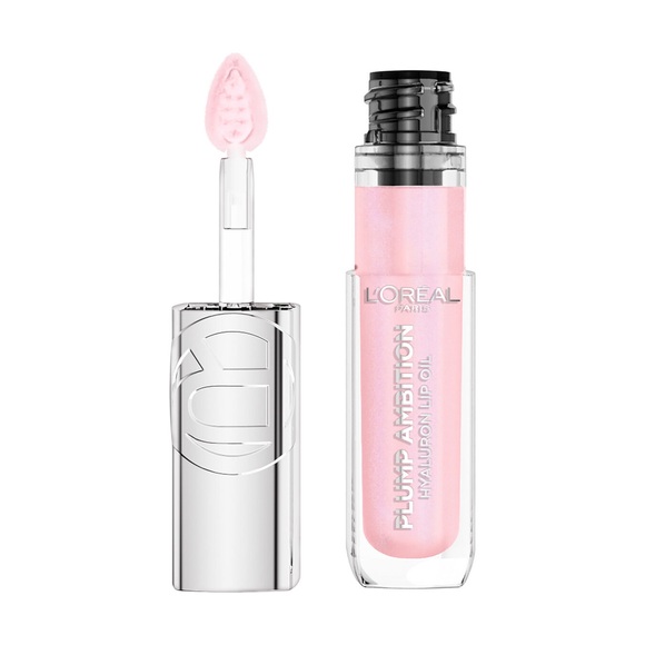 L'Oreal Cosmetics - Plump Ambition Hyaluron Lip Oil 101 Cristal Clear