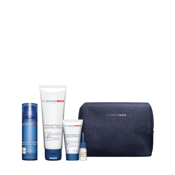 Clarins Men Baume Super Hydratant Pflegeset