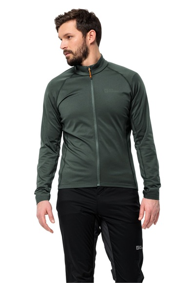 Jack Wolfskin Fahrrad-Fleecejacke Herren Morobbia FZ Men XXL black olive black olive