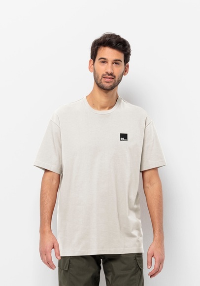 Jack Wolfskin Unisex T-shirt aus Bio-Baumwolle Eschenheimer T-Shirt XL cotton white cotton white