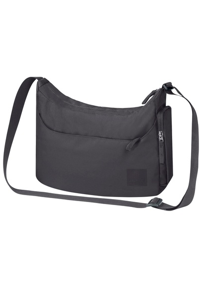 Jack Wolfskin Umhängetasche aus recyceltem Material Boomtown one size grau asphalt