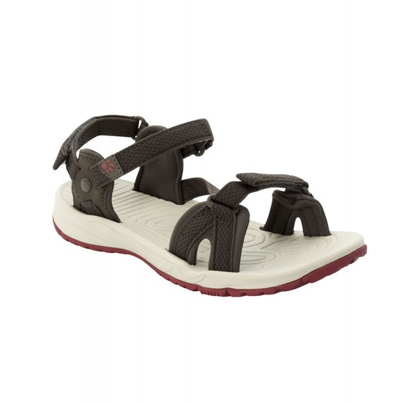 Jack Wolfskin Outdoor-Sandale Frauen Lakewood Ride Sandal Women 42 braun coconut brown / auburn