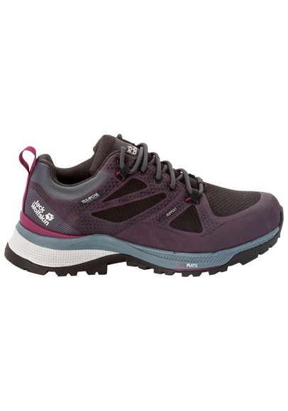 Jack Wolfskin Wasserdichte Wanderschuhe Damen Force Striker Texapore Low Women 39 violett purple / grey