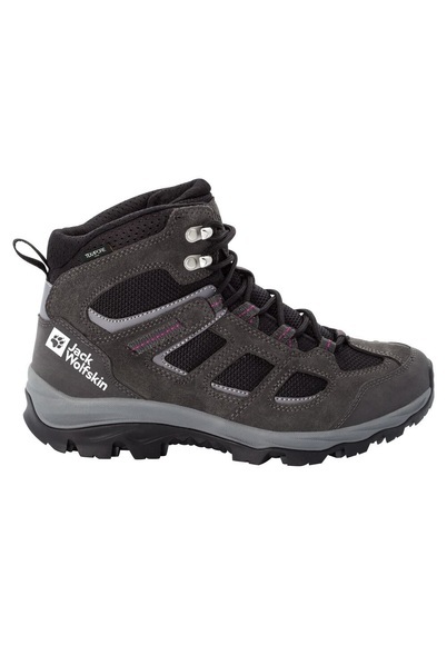 Jack Wolfskin Wasserdichte Wanderschuhe Damen Vojo 3 Texapore Mid Women 39.5 grau dark steel / purple