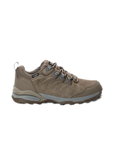 Jack Wolfskin Wasserdichte Wanderschuhe Damen Refugio Texapore Low Women 43 chestnut chestnut