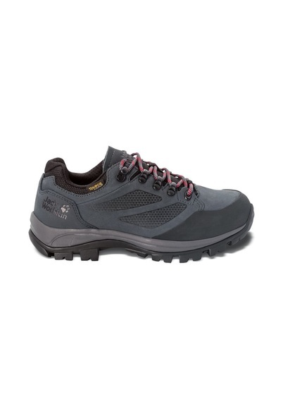 Jack Wolfskin Wasserdichte Trekkingschuhe Damen Rebellion Texapore Low Women 36 grau grey / red
