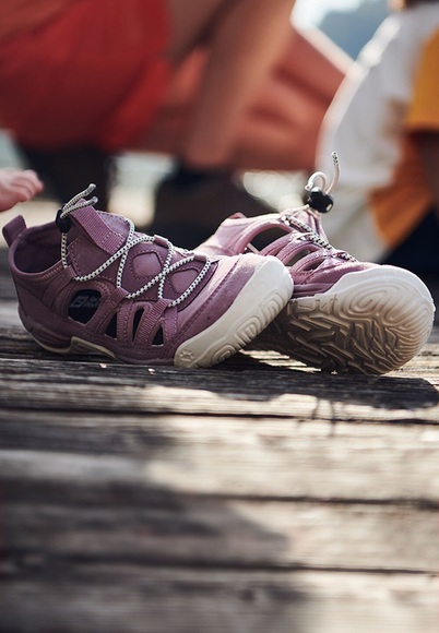 Jack Wolfskin Kinder Sandalen Villi Sandal Kids 33 ash mauve ash mauve