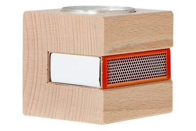 Oecoplan Holz Teelicht m. Streichholz