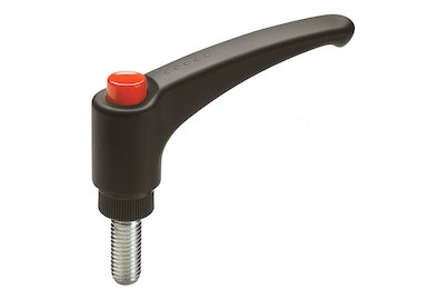 Klemmhebel rot M8x40 mm