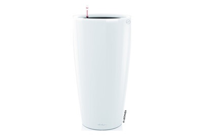 Lechuza - 2er-Set Blumenkästen mit Integriertem Bewässerungssystem Rondo Premium 32 - Weiss