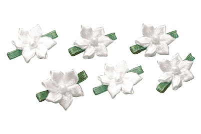 Blüte mit Perle, 2 cm