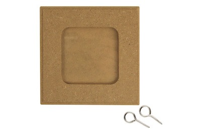 MDF Fotorahmen: Quadrat FSC,11,5x11,5x0,