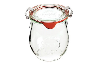 Weck Glas mit Deckel Tulpenform 22cl
