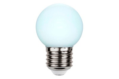 LED-Lampe E27 G45 für Lichterketten, weiß 6.500K