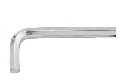 Inbusschlüssel 40CRV, verzinkt,6 mm