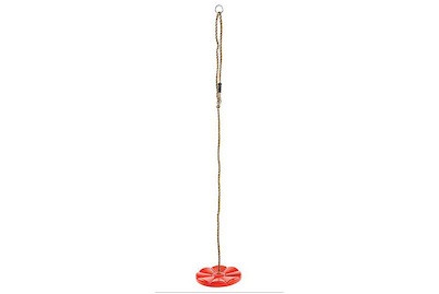 Tellerschaukel 30cm mit Seil, kunststoff rot