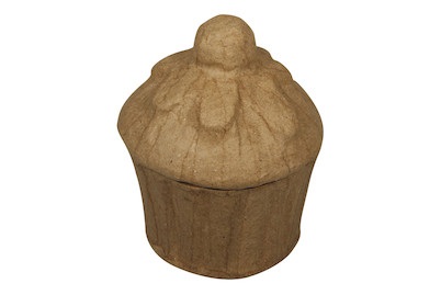 Pappmaché Muffin Dose