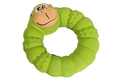 swisspet Latex Welpenspiel. Affe-Ring Hunde Spielzeug