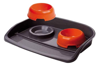Ferplast Lindo Gourmet Set 45x34x7cm grau