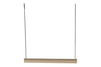 Trapezschaukel aus Holz, L=12cm, H=13cm