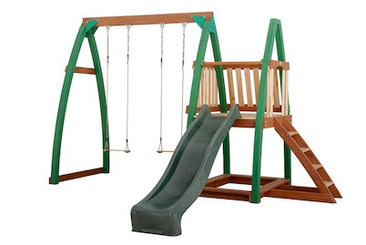 Schaukel Sam mit Rutsche 389x152x245