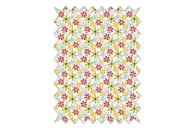 BW-Stoff Easy going Blümchen 100x65 cm 135 g/m²