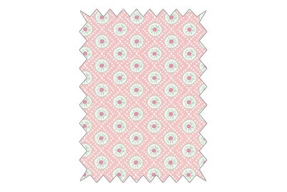BW-Stoff Poetry Life Blumenornament 100x65 cm 135 g/m²