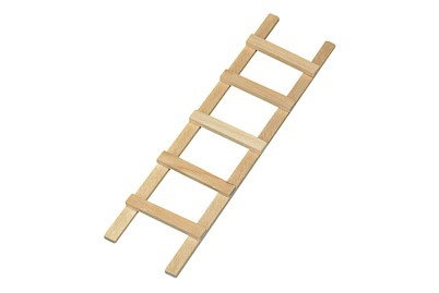 Holzleiter 13.5 cm 5 Sprossen