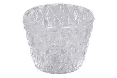 Glas Gefäß für Teelicht