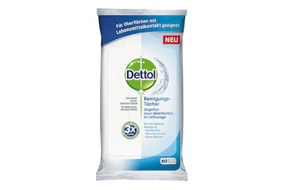 Dettol Desinfektion Reinigungstücher