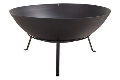 Nouvel Blacky Feuerschale schwarz inkl. Fuss Ø 70 cm