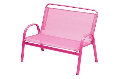 Kindersitzbank Kid's World pink