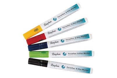 Set Porzellan & Glas-Marker, 1-2mm, Set